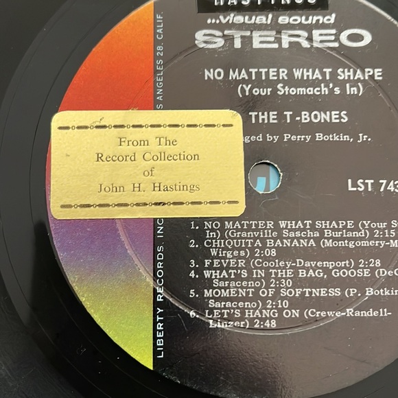 The T-Bones, No Matter What Shape (Your Stomach’s In) Album - Picture 5 of 6